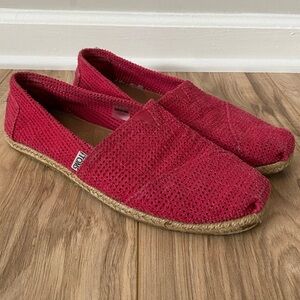 TOMS Freetown Classic Flats Fuchsia Pink